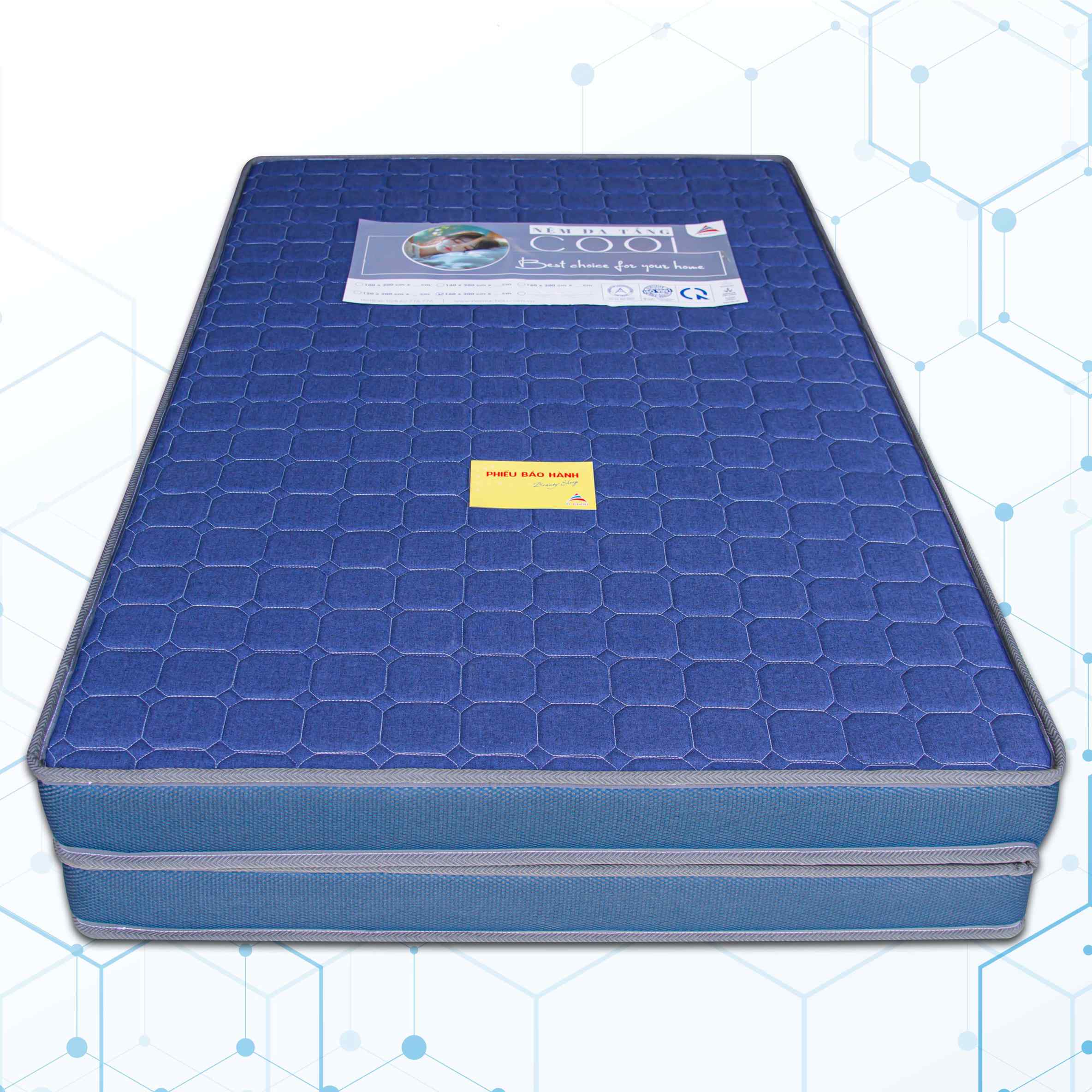 Nệm Foam Đa Tầng Cool Air Gấp 2